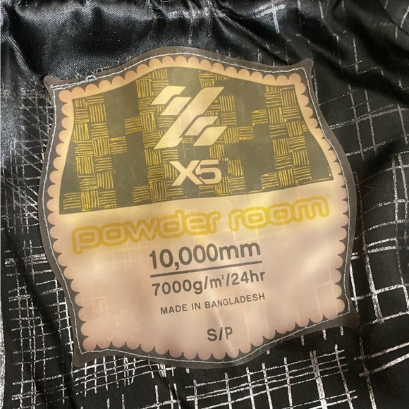 Powder Room X5 Ski Snowboard Jacket 10,000mm Hood Prima-loft; Women’s Size Small - Picture 2 of 16